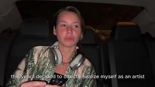 A talented Russian artist makes her porn debut, showcasing her incredible skills in a steamy encounter