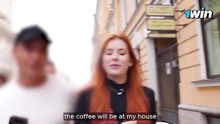 A busty girl got fucked in the vestibule and at a YouTuber’s house