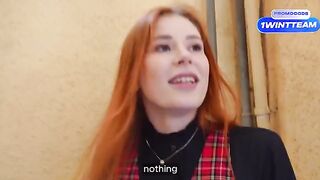 A busty girl got fucked in the vestibule and at a YouTuber’s house
