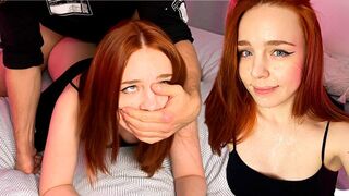 A cute 18-year-old girl is having passionate sex with her boyfriend