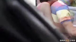 The guy with friends has sex with two whores