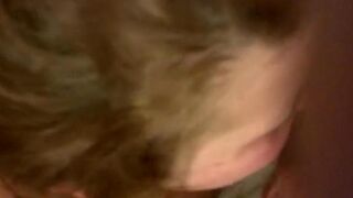I put my dick in her mouth while she was on eggs