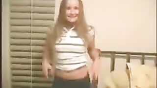 A guy had sex with a cute young girl in a steamy scene