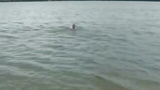 A group of Russian students tried to fuck with a girl in nature
