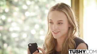 Man fucked in his ass hole by two students in threesome