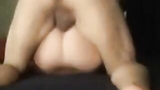 The wife asked her friend to fuck her crotch, and he agreed