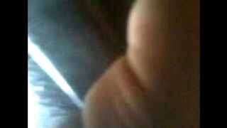 The guy squeezed the ass of the girl on the bus, she moaned with pleasure