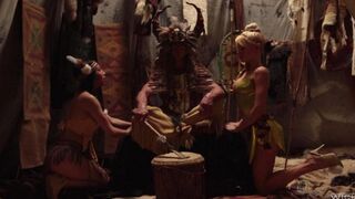 Red-skinned babes fucked in a fairy tale style eporn