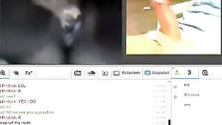 A married couple satisfy their sexual needs on webcam