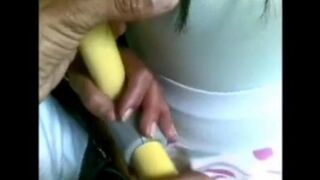 A man hard fucked pretty babies on the bus, they screamed