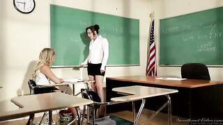 The girl is failing math so she asks her teacher for help