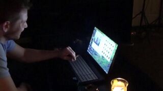 A wife gets horny after seeing a porn and fucks her husband