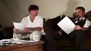 A real incest - his brother made a cumshot in the vagina