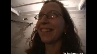 A girl fucked by two guys in an interracial FMM threesome