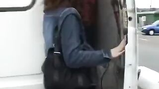 A girl fucked by two guys in an interracial FMM threesome