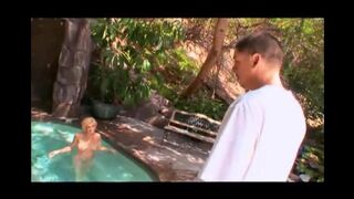 A girl is having fun with her nice and hot brother