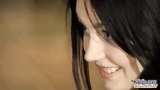 A cute girl is fucking with an old man who has a huge cock