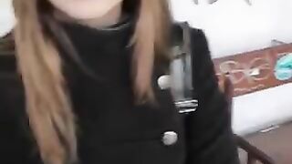 Babe was left at the bus stop, so I had to take her