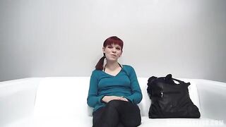 Redhead 18-year-old agreed to do anything for a nipple at casting