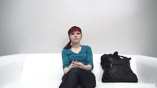 Redhead 18-year-old agreed to do anything for a nipple at casting