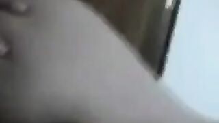 Negro man shoots his ass with an ex-girlfriend in the video