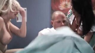A man fucked two pretty nurses in one day