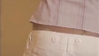 An Asian woman was fucked by a monster in the mouth