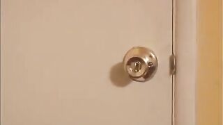 An Asian woman was fucked by a monster in the mouth