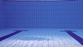 Helen went for a swim in the pool without any swimming suit