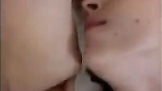 A friend cleaned up sperm from the vagina and anus