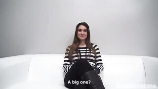 A girl came to the casting in Czech and had sex with the agent