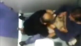 The camera in the toilet shows how two guys are sucking dicks