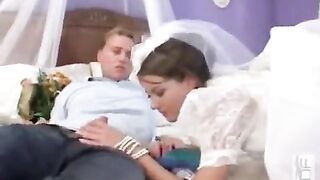 A group sex session featuring a bride, because why wait for marriage?