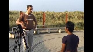 An Indian girl was fucked by two guys in a steamy threesome encounter