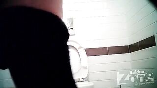 A couple got caught by a hidden camera in the toilet of the store