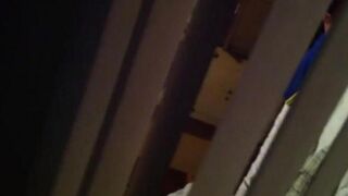 Shooting a sex video of neighbors with a hidden camera