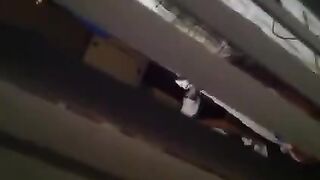 Shooting a sex video of neighbors with a hidden camera