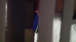 Shooting a sex video of neighbors with a hidden camera