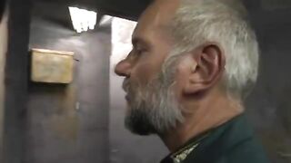 Rough sex in the prison cell with a young girl