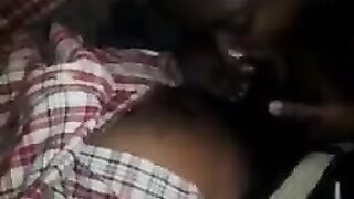 A fat woman gets her tight anal hole gapped by a huge negro cock