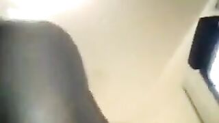 A fat woman gets her tight anal hole gapped by a huge negro cock