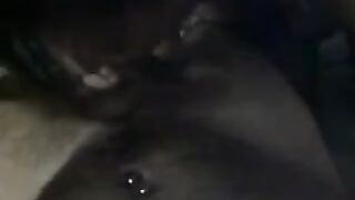 The man did not press her against the wall and fucked her hard