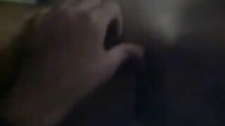 The man did not press her against the wall and fucked her hard