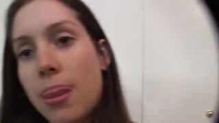A beautiful woman has sex at home in high quality