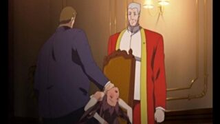 A man had sex with a girl and he sweated a lot