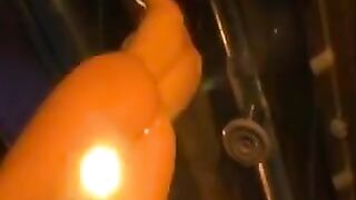 A girl has a personal slave to lick her pussy, showcasing BDSM flair
