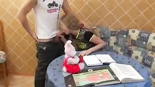 The lesson isn't taught, but the pussy is fucked