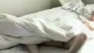 A girl masturbates herself on camera, hidden in the bedroom