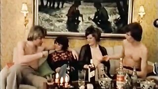 Bunch of depraved bitches gets fucked in the ass