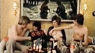 Bunch of depraved bitches gets fucked in the ass